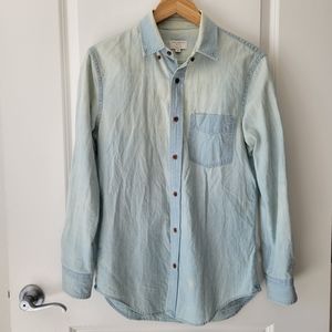 Club Monaco Denim Shirt Men's Size S (Slim Fit)